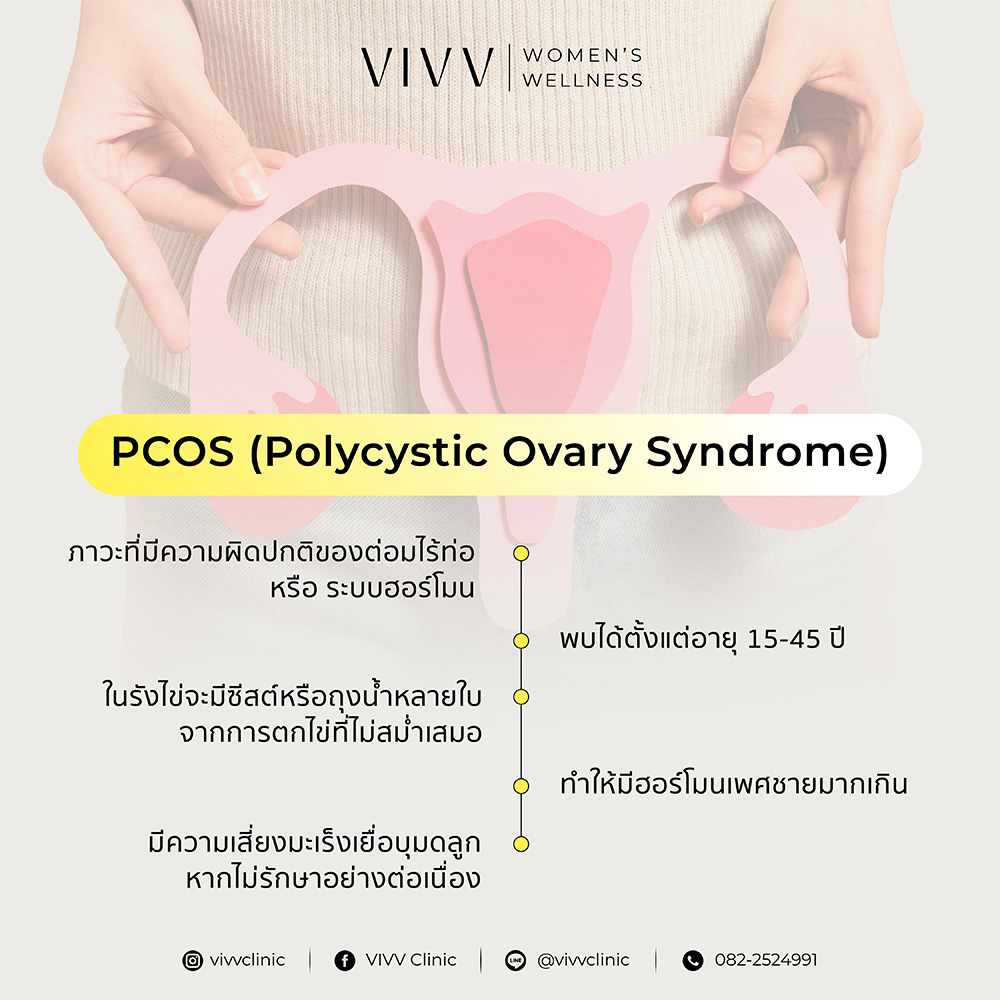 วิปป์ คลินิกเวชกรรม : PCOS (Polycystic Ovary Syndrome)